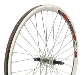 Roți-Accesorii - Roata spate 26x1.5-1.75, aluminiu, dubla, 36H 14G