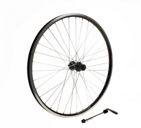 Roți-Accesorii - Roata spate dubla bicicleta 26", quick release, Kolo, caseta 8/9 viteze, culoare negru