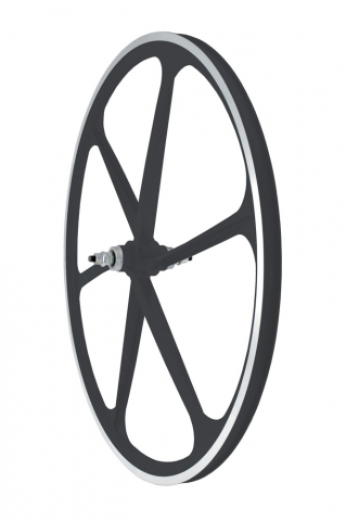 Roată Spate - Roata Spate Fixa AeroWheels 700 Negru