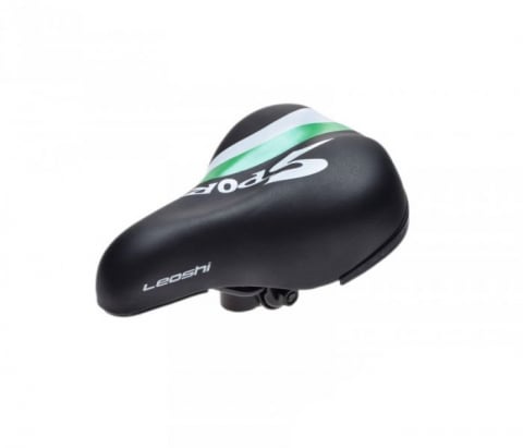 Suspensie-Cadru - Sa bicicleta copii, culoare negru/verde, dimensiune 215 x 150 mm
