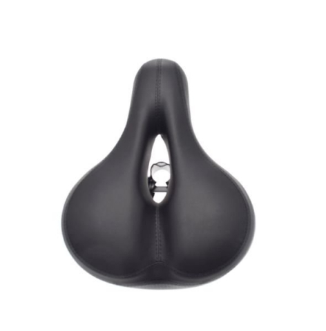 Sa bicicleta din elastomer, Leoshi, exterior poliuretan flexibil, culoare negru [1]