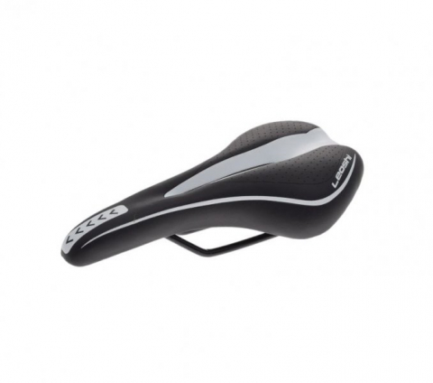 Suspensie-Cadru - Sa bicicleta, Leoshi, culoare negru/gri, cu gaura ventilatie
