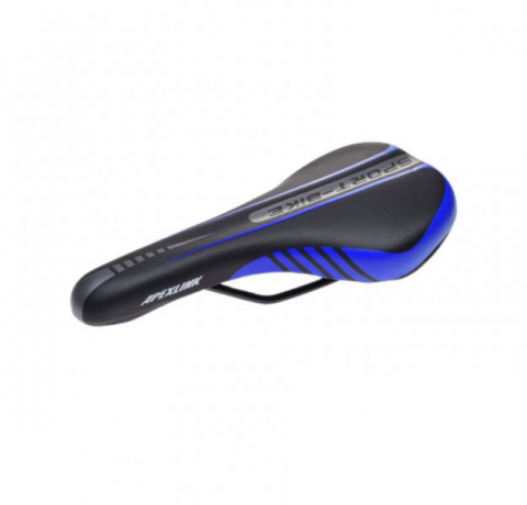 Suspensie-Cadru - Sa bicicleta MTB MTB, 275 x 140 mm, culoare negru/albastru