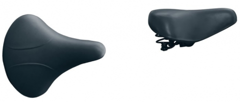 Suspensie-Cadru - Sa biciclete AZ-13 Jet Selle cu arcuri, culoare negru