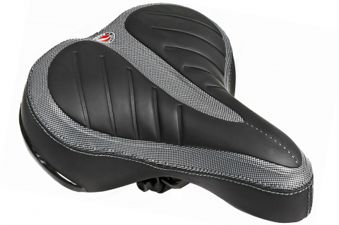 Suspensie-Cadru - Sa biciclete AZ-92BF-3Q Jet Selle, cu arcuri, culoare negru/alb