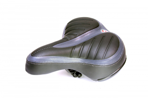 Sa biciclete AZ-92BF-3Q Jet Selle, cu arcuri, culoare negru/alb [4]