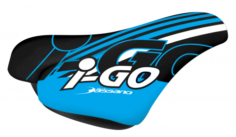 Suspensie-Cadru - Sa Selle Bassano I-GO, 250x155mm, culoare negru/albastru
