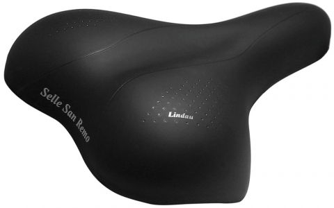 Suspensie-Cadru - Sa Selle San Remo Lindau cu arcuri, 258x190mm, culoare negru