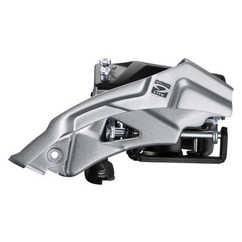 Schimbătoare Față - Schimbator Fata Shimano Altus Fd-M2000, Triplu, Pt. 9 Vit. Pe Spate, Top Swing, Tragere Dubla , Colier 34.9Mm (Incl. Adaptor 31.8Mm & 28.6Mm), Pt. Pinion Mare 40T, Unghi Cs 66-69, Chainline 50Mm, Amba