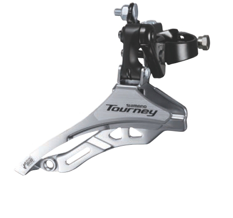Sistem Schimbare Viteze - Schimbator Fata Shimano Tourney Fd-Ty300, Triplu, Sis, Tragere De Jos, Colier 28.6Mm, For 42T, Unghi Cs 66-69, Chainline 47.5Mm, Ambalat Ind.