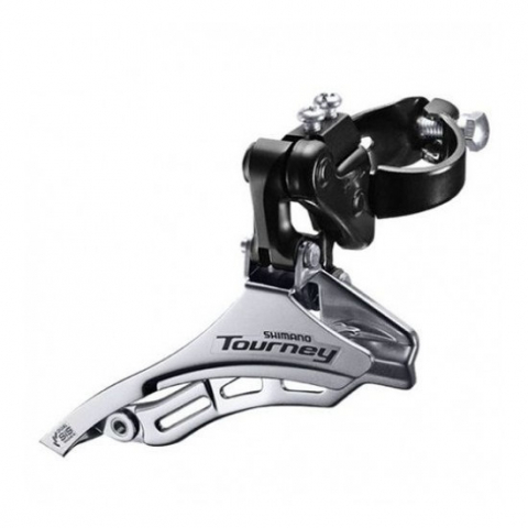 Sistem Schimbare Viteze - Schimbator Fata Shimano Tourney Fd-Ty300, Triplu, Sis, Tragere De Jos, Colier 34.9Mm, For 42T, Unghi Cs 66-69, Chainline 50Mm, Ambalat Ind.