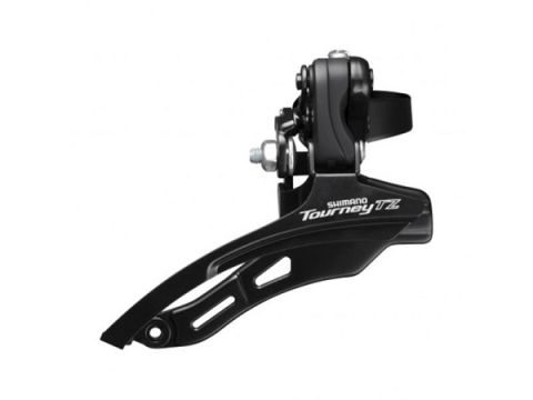 Sistem Schimbare Viteze - Schimbator fata Shimano Tourney Fd-Tz500-Ds6 triplu pentru 6/7 viteze pe spate Down Swing tragere de sus colier 28.6mm pentru 42T unghi Cs 66-69 Chainline 47.5mm