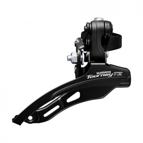 Schimbătoare Față - Schimbator fata Shimano Tourney Fd-Tz510-Ds6 triplu pentru 6/7 viteze pe spate tragere de jos culoare negru