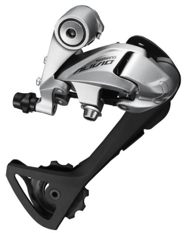 Sistem Schimbare Viteze - Schimbator Spate Shimano Alivio Rd-T4000-Sgs, 9 Vit., Top Normal, Prindere Directa, Argintiu, Ambalat Ind.