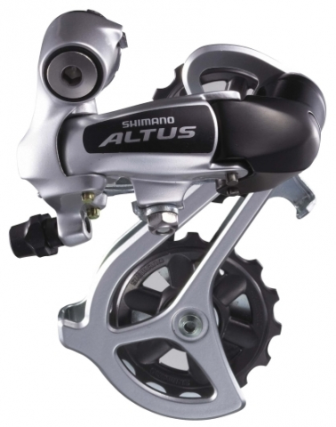 Schimbătoare Spate - Schimbator Spate Shimano Altus Rd-M310-S, 7/8 Vit., Prindere Directa, Argintiu, Ambalat Ind.