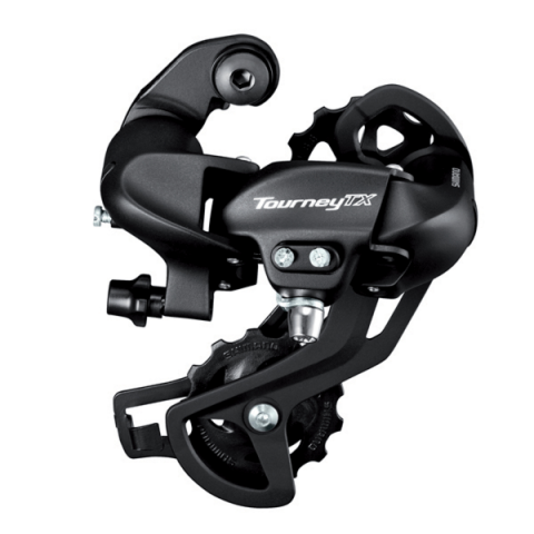 Sistem Schimbare Viteze - Schimbator Spate Shimano Tourney Rd-Tx800, 7/8 Vit., Prindere Directa, Negru, Ambalat Ind.