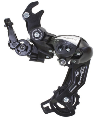 Schimbătoare Spate - Schimbator Spate Shimano Tourney RD-TY500 6/7 Vit , Prindere Ax, Ghidaj cablu de tip rola