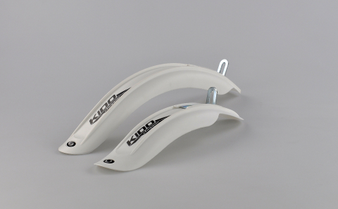 Accesorii-Design-Ornament - Set 2 aparatori roti biciclete, Simpla KIDO SDS 16 ", culoare alb