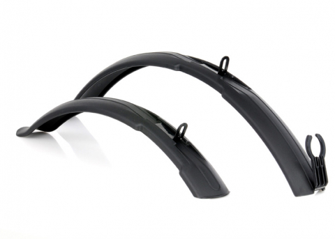 Aripi - Set 2 aparatori roti biciclete, Simpla Next SDL 26"-28", culoare negru