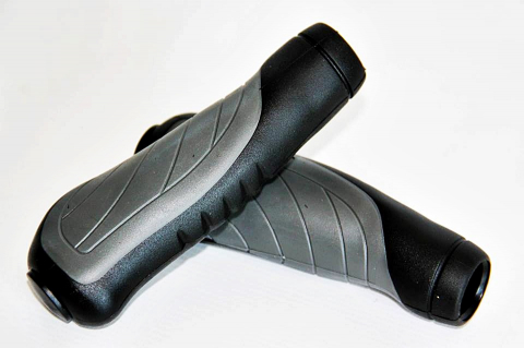 Accesorii-Design-Ornament - Set 2 mansoane bicicleta D2-TC-G142, culoare gri/negru, lungime 135mm