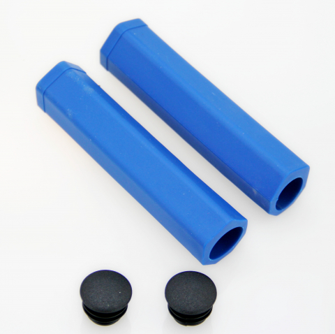 Set 2 mansoane bicicleta Jet G-135, culoare albastru [0]