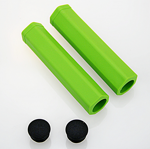 Set 2 mansoane bicicleta Jet G-135, culoare verde [0]
