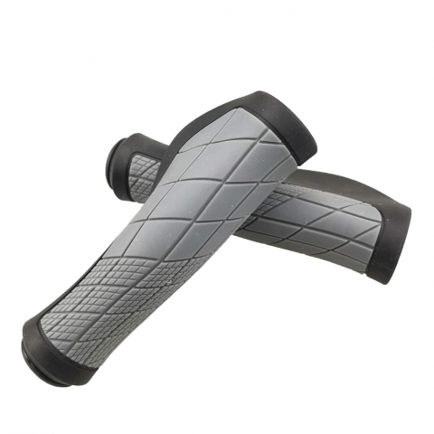 Set 2 mansoane bicicleta Jet G-307 ergonomice, culoare negru/gri [3]