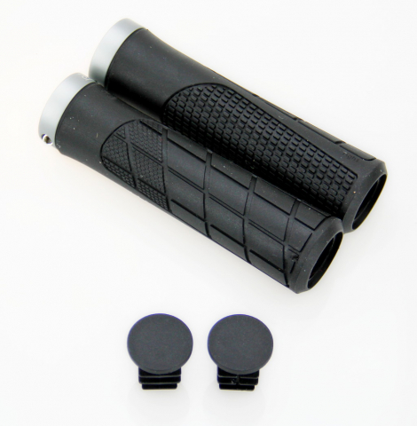 Set 2 mansoane bicicleta Jet G-316 lock-on, culoare negre [0]