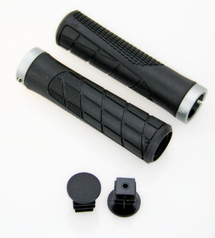 Set 2 mansoane bicicleta Jet G-316 lock-on, culoare negre [1]