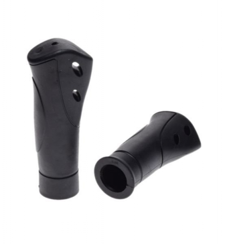 Accesorii-Design-Ornament - Set 2 mansoane biciclete cu 1 schimbator, L 120/93mm, culoare negru
