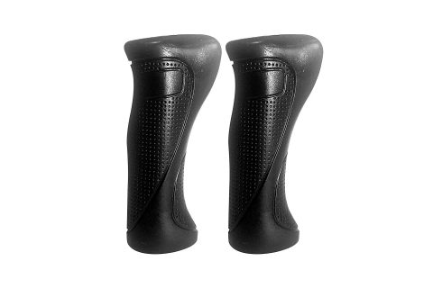Accesorii-Design-Ornament - Set 2 mansoane biciclete KRIS Ergo 0103, PVC, 120mm, culoare negru
