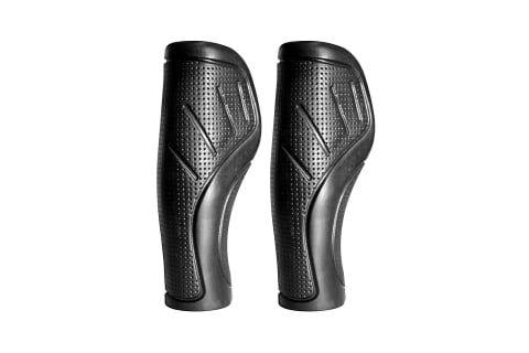 Accesorii-Design-Ornament - Set 2 mansoane biciclete KRIS Ergo 0104, 120mm, culoare negru