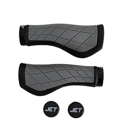Set 2 mansoane ergonomice, Jet G-315, culoare negru/gri [0]