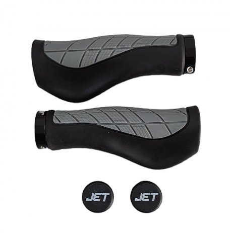Set 2 mansoane ergonomice, Jet G-315, culoare negru/gri [4]