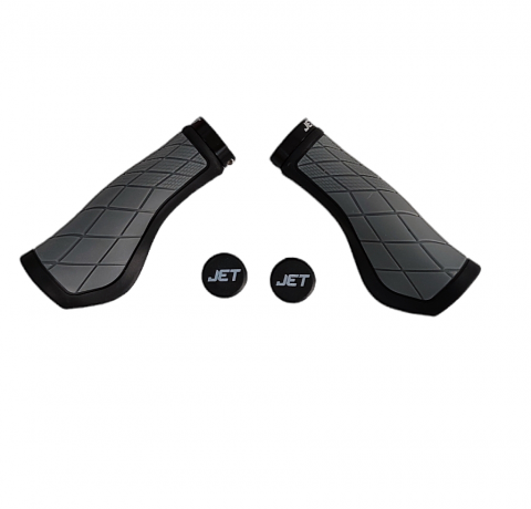 Set 2 mansoane ergonomice, Jet G-315, culoare negru/gri [3]