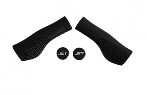 Set 2 mansoane ergonomice, Jet G-330, culoare negru [1]