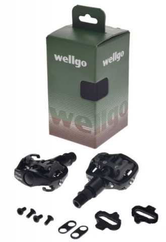Transmisie & Accesorii - Set 2 pedale din aluminiu pentru cursiera, filet 9/16