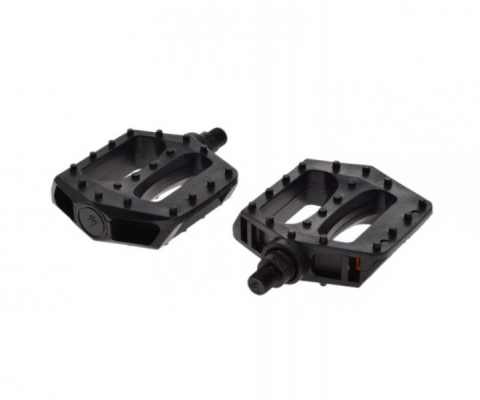 Pedale - Set 2 pedale Wellgo din plastic pentru bicicleta, filet 1/2