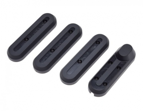 Protectii, huse si plastice trotinete - Set 4 bucati capace laterale pentru suruburi, trotineta Xiaomi M365/pro