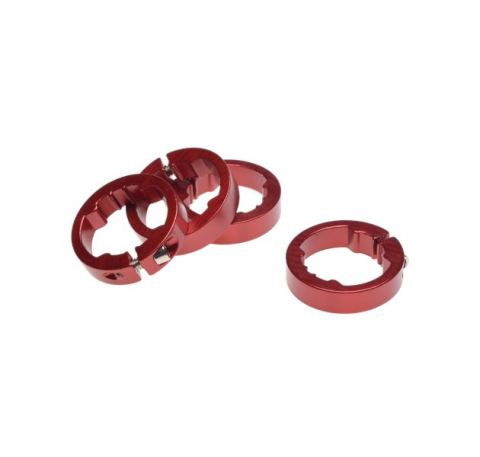 Diverse Accesorii - Set 4 inele fixare mansoane biciclete rosii