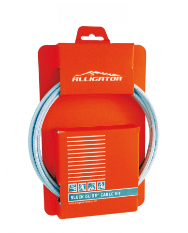 Set Teacă+Cablu Schimbător - Set Cablu+Teaca Alligator Schimbator 4mm L-2000mm Portocaliu