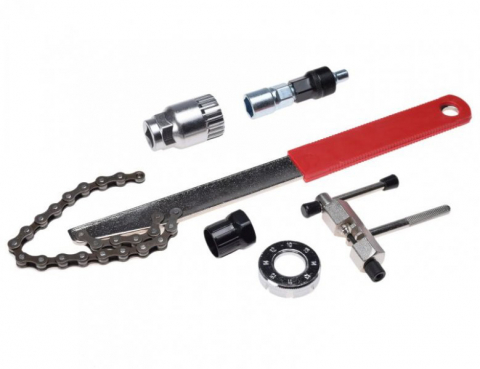 Truse de Chei - Set chei reparatii biciclete,extractor,blocator,presa,cheie spite