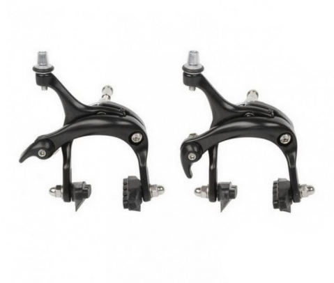 Frâne pe Jantă - Set clesti frana fata si spate U-brake 46-60mm, culoare negru