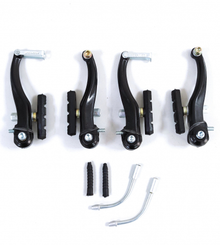 Sistem Frânare - Set clesti frana V-brake Alhonga HJ-805AD7, culoare negru, P+T OEM