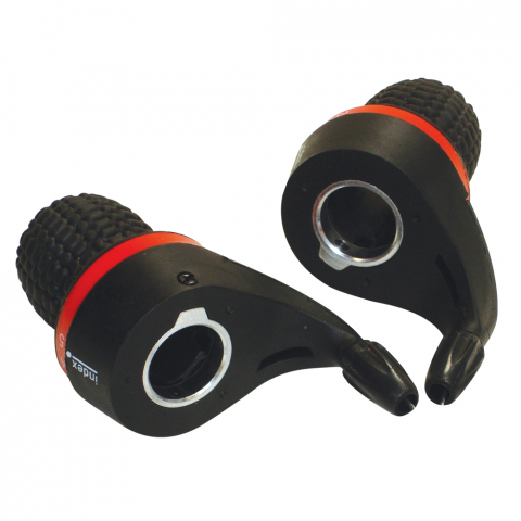 Comenzi Schimbător - Set Comenzi Schimbator Grip Shift 3x6 viteze dreapta indexat + stanga mare-mic