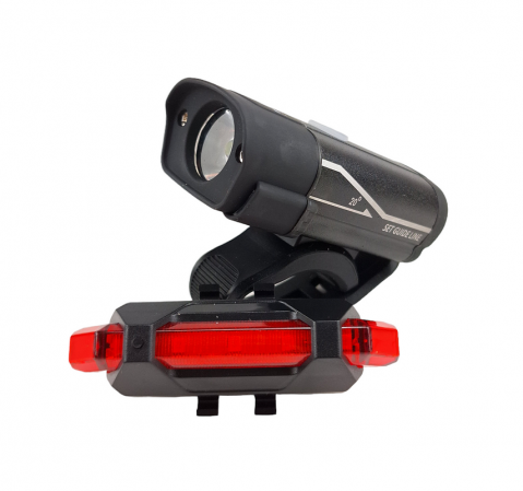 Set far fata/spate biciclete 110C, cu fir pentru dinam in butuc [3]