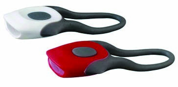 Set Far+Stop - Set Far + Stop Silicon Twins 2 Led-uri 2 Functii Alb/Rosu