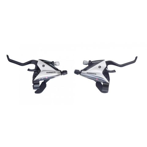 Comenzi Schimbător + Manetă Frână - SET MANETA SCHIMBATOR/ FRANA SHIMANO ST-EF65-2A , 9X3 VIT. ,CABLU 2050/1800MM, OT .V-BRAKE