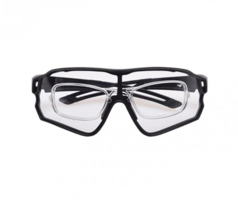 Ochelari - Set ochelari biciclisti rama neagra,protectie uv400,protectie UVA si UVB