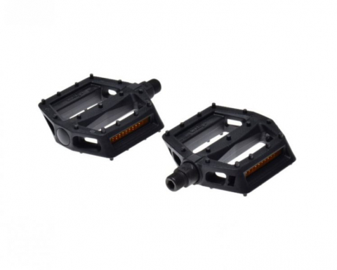 Transmisie & Accesorii - Set pedale pentru bicicleta, Wellgo, din plastic, filet 9/16